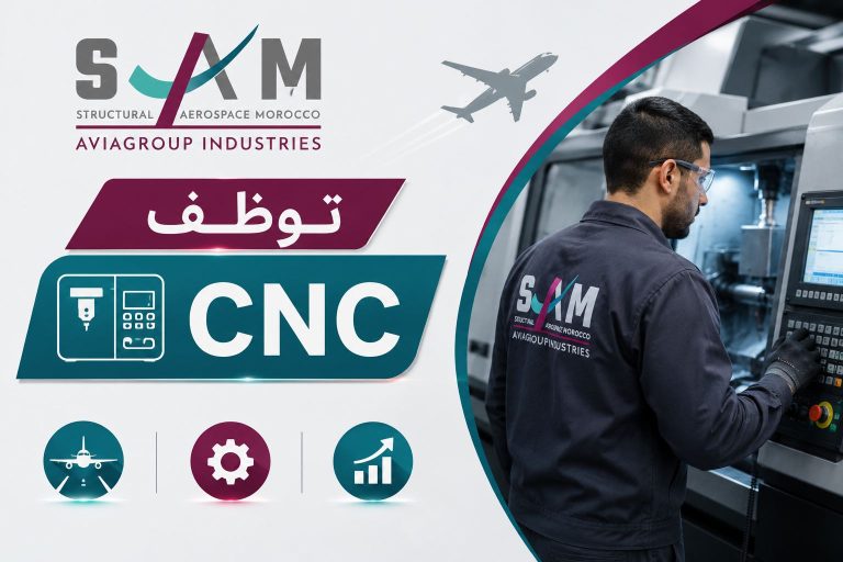 Structural Aerospace Morocco توظف بالنواصر.. فرصة مميزة لعمال CNC ذوي الخبرة في صناعة الطيران
