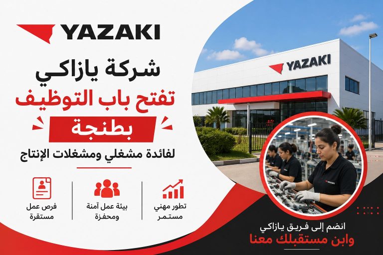 شركة يازاكي تفتح باب التوظيف بطنجة لفائدة مشغلي ومشغلات الإنتاج