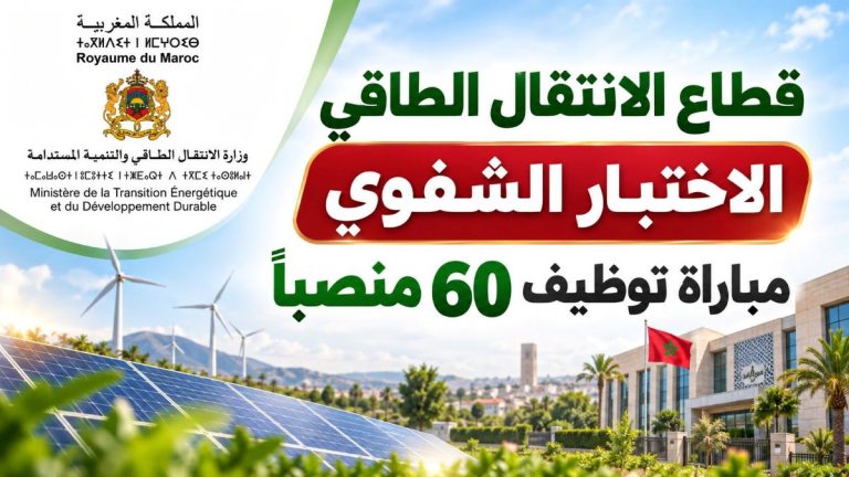 قطاع الانتقال الطاقي: لوائح المدعوين لاجتياز الاختبارات الشفوية لمباريات التوظيف