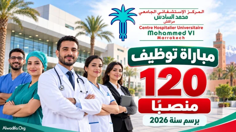 المركز الاستشفائي الجامعي محمد السادس بمراكش يعلن عن مباراة توظيف 120 منصباً برسم سنة 2026