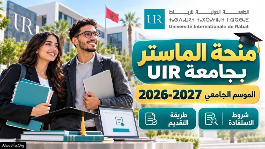 منحة الماستر بالجامعة الدولية للرباط UIR برسم 2026-2027: شروط الاستفادة وطريقة التقديم